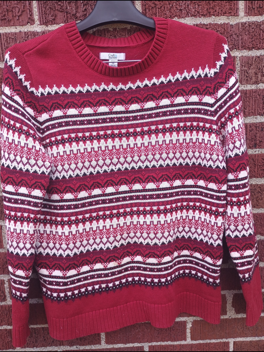 Croft &Barrow Women's Fair Isle Sweater